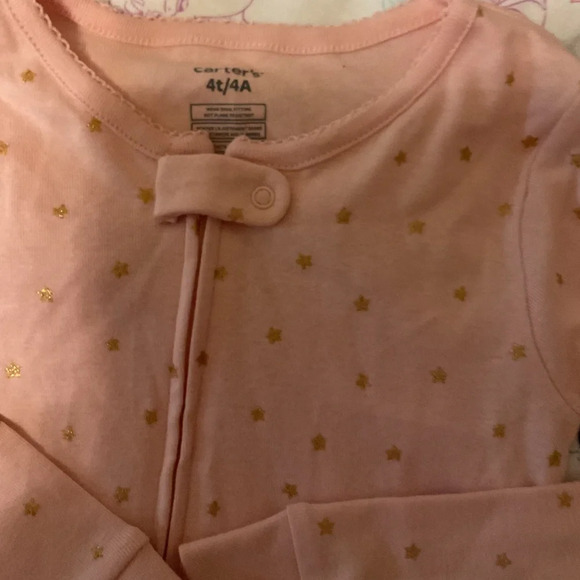 Carters | Toddler 1-Piece Elephant  100% Snug Fit Cotton Footie Pajamas Size 4T - Picture 2 of 5